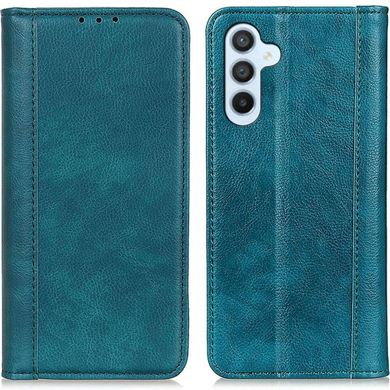 Θήκη για Google Pixel 8 Pro, Wallet Litchi Leather, πράσινη