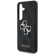 GUESS Θήκη για Samsung Galaxy S25, 4G Big Metal Logo, μαύρη