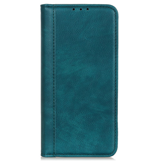 Θήκη για Xiaomi Redmi Note 13 Pro+, Wallet Litchi Leather, πράσινη