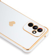 Θήκη για Samsung Galaxy A25 5G, Electro heart, λευκή + Full Glue Ceramic Glass