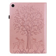 θήκη πτερύγιο για Huawei MatePad SE 10.4, tree, ροζ rose gold