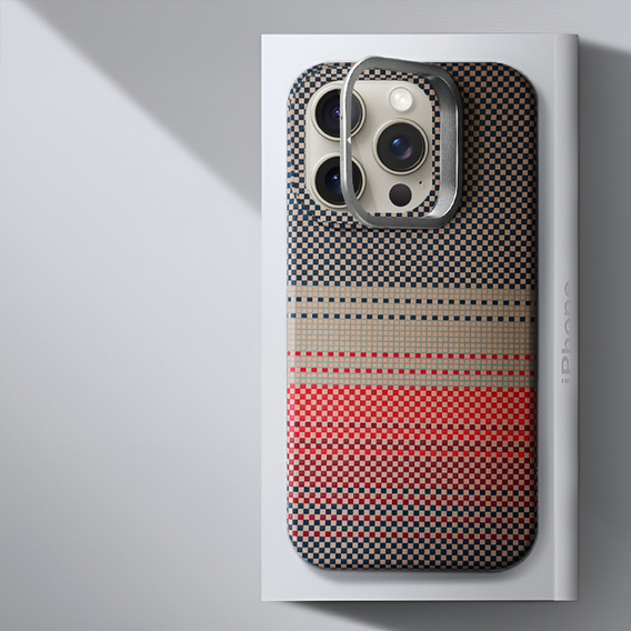 Θήκη για iPhone 15 Pro Max, Πλαίσιο Kickstand, για MagSafe, Sunset Grey