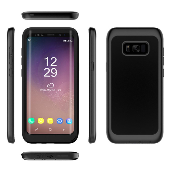 Θήκη για Samsung Galaxy S8, Shockproof, με μεμβράνη, μπλε