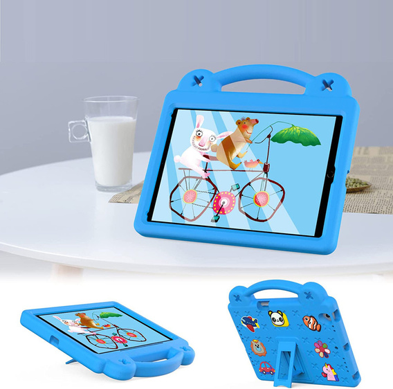 Παιδική θήκη για Lenovo Tab M10 X505F X605F / Tab P10-X705F/L / Huawei T5 10.1, Cute Patterns, με βάση, μπλε