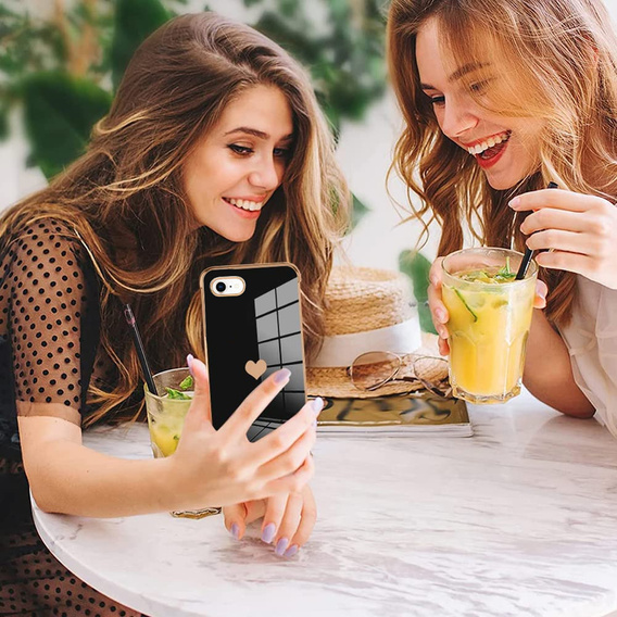 Θήκη για iPhone 7/8/SE 2020/SE 2022, Electro heart, μαύρη