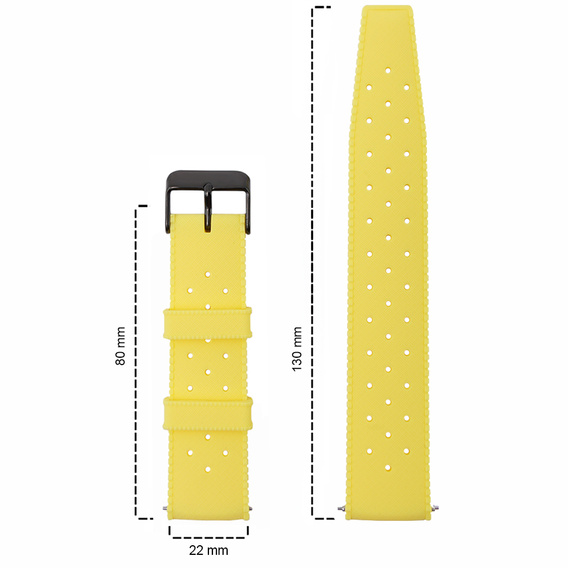 Λουράκι σιλικόνης ERBORD Universal 22mm