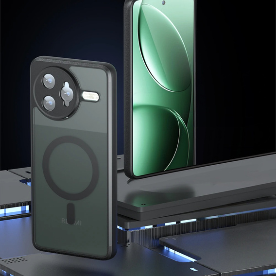 Θήκη για Xiaomi Poco F7 Ultra, για MagSafe, ERBORD Μatt Case, μαύρη