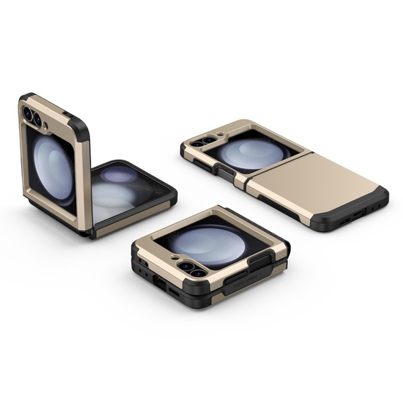 Θωρακισμένη θήκη για Samsung Galaxy Z Flip7 FE / Z Flip6, Armor Shockproof, χρυσή