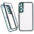 θήκη για το Samsung Galaxy S21, Magnetic Dual Glass, πράσινη