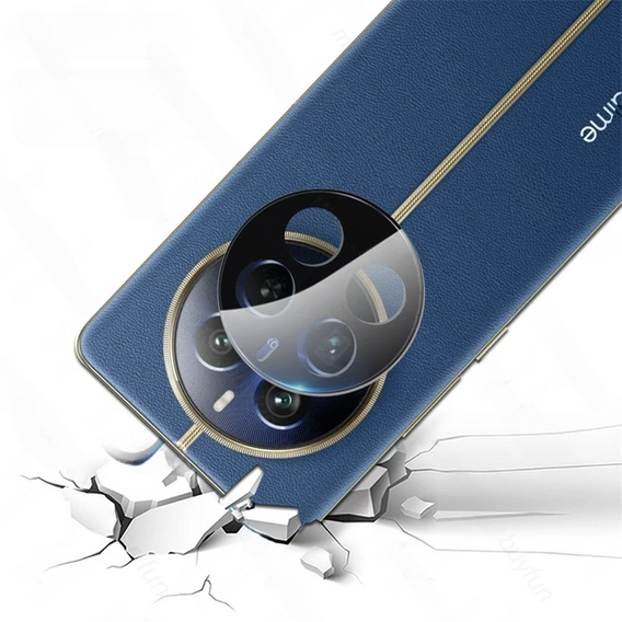 Μετριασμένο γυαλί για κάμερα για το Realme 12 Pro 5G / 12 Pro+ 5G, μαύρη