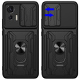Θωρακισμένη θήκη για Motorola Edge 30 Neo 5G, Camera Slide Card Slot, μαύρη