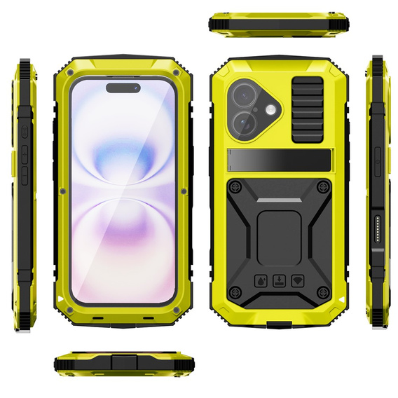 Θήκη R-JUST με βάση και ενσωματωμένο γυαλί για iPhone 17