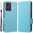 Θήκη με πτερύγιο για Xiaomi Redmi Note 12 5G / POCO X5 5G, Wallet Litchi Magnet, μπλε