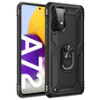 θωρακισμένη θήκη για Samsung Galaxy A72 5G, Nox Case Ring, μπλε
