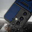 Θήκη για Samsung Galaxy S24 FE, CamShield Slide, μπλε
