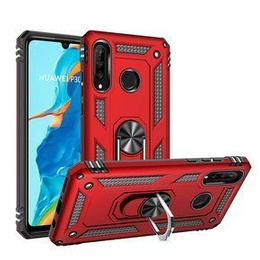 θωρακισμένη θήκη για Huawei P30 Lite, Nox Case Ring, κόκκινη
