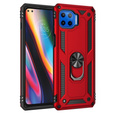 θωρακισμένη θήκη για Motorola Moto G 5G Plus, Nox Case Ring, κόκκινη