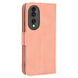 Θήκη με πτερύγιο για Honor 70 5G, Card Slot, ροζ