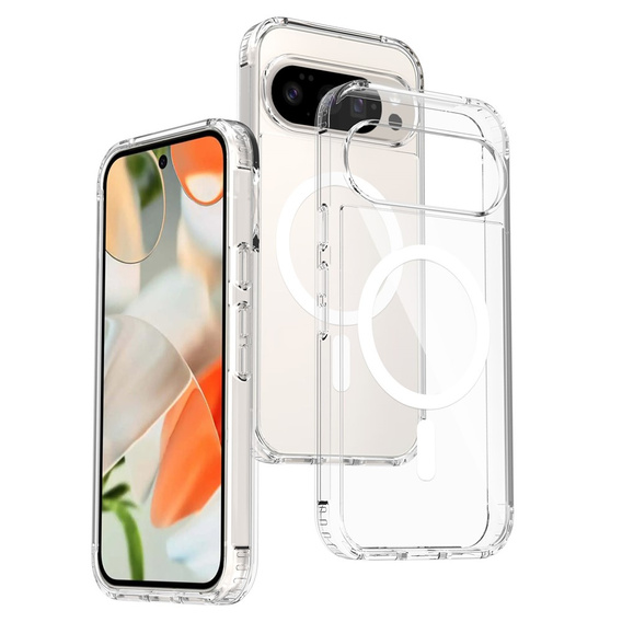 Θήκη για Google Pixel 9 Pro XL, Fusion Hybrid, για MagSafe, διαφανής