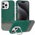 Θήκη για iPhone 15 Pro, Πλαίσιο Kickstand, για MagSafe, Sand Green
