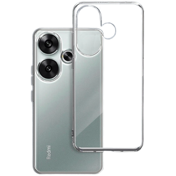 Θήκη για Xiaomi Poco F6, Fusion Hybrid, διαφανής