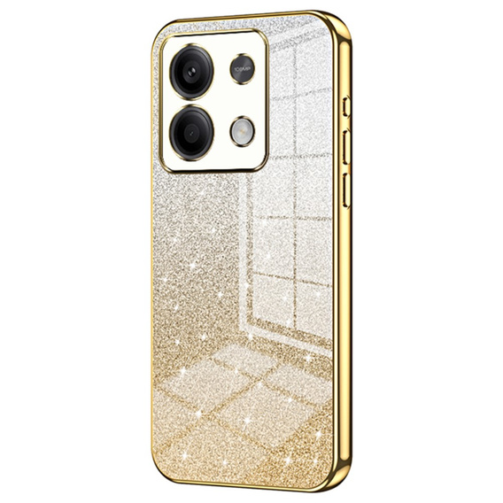 Θήκη για Xiaomi Redmi Note 13 5G, Glitter Case CamShield, χρυσή