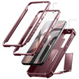 Θωρακισμένη θήκη για Samsung Galaxy S23, Dexnor Full Body (Two Frames), κόκκινη
