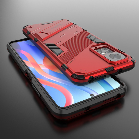 Θήκη για Xiaomi Redmi Note 11/11S, Military kickstand, μπλε