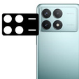 Μετριασμένο γυαλί για κάμερα για το Xiaomi Poco F6 Pro, μαύρη