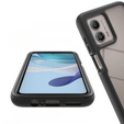 Θήκη για Motorola Moto G53 5G, Shockproof, με μεμβράνη, μαύρη
