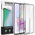 2x Μετριασμένο γυαλί ERBORD 3D για Samsung Galaxy A35 5G πλήρης οθόνη