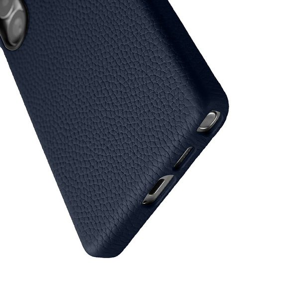 Θήκη MELKCO για Samsung Galaxy S25 Ultra, δερμάτινη, σκούρο μπλε