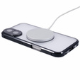 Μαγνητική θήκη MagSafe Dual Glass για iPhone 16, μαύρη