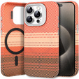 Θήκη για iPhone 15 Pro, Πλαίσιο Kickstand, για MagSafe, Sunset Orange