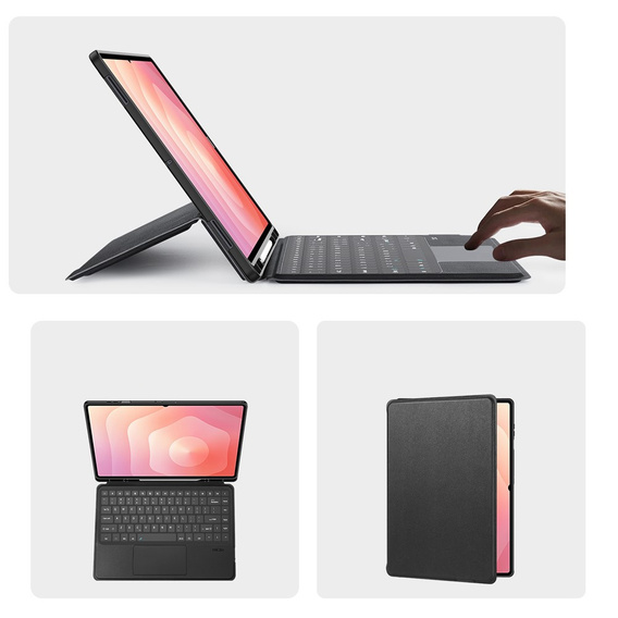 Θήκη με πληκτρολόγιο Dux Ducis DK Series για Samsung Galaxy Tab S11 Ultra, μαύρη