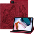 Θήκη για Lenovo Tab M9, Wallet Pen Slot, butterflies, καφέ
