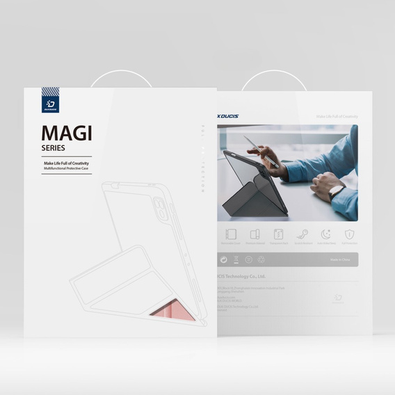 Θήκη για Samsung Galaxy Tab S10+ Plus, Dux Ducis MAGI, ροζ