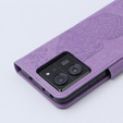 Θήκη με πτερύγιο για Xiaomi 13T / 13T Pro, Butterfly, μωβ
