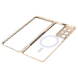 Μαγνητική θήκη MagSafe Dual Glass για Samsung Galaxy S21 Ultra, χρυσή