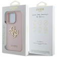 Θήκη GUESS Grained Big 4G και Classic Logo για iPhone 16 Pro