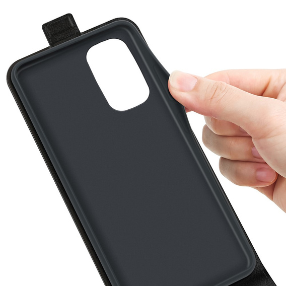 Θήκη με πτερύγιο για Motorola Edge 30 5G, Flip, μαύρη