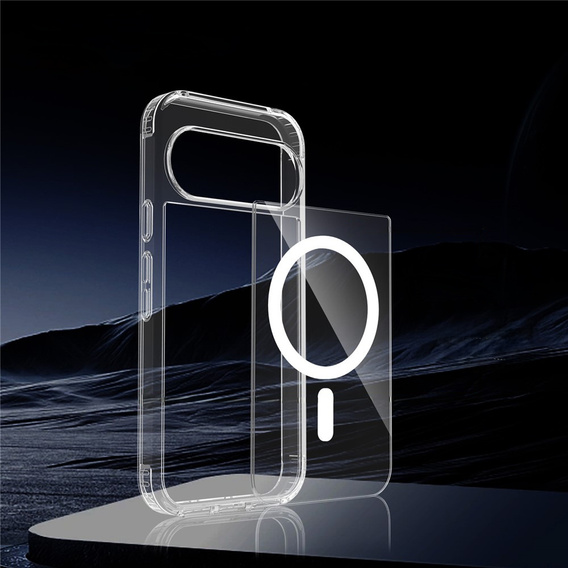 Θήκη για Google Pixel 9 Pro XL, Fusion Hybrid, για MagSafe, διαφανής