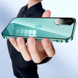 θήκη για το iPhone 16, Magnetic Dual Glass, πράσινη
