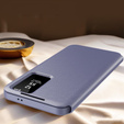 Αναδιπλούμενη θήκη για Samsung Galaxy S25 Ultra, Smart View Wallet, μωβ