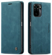θήκη CASEME για Xiaomi Redmi Note 10 / 10S, Leather Wallet Case, πράσινη