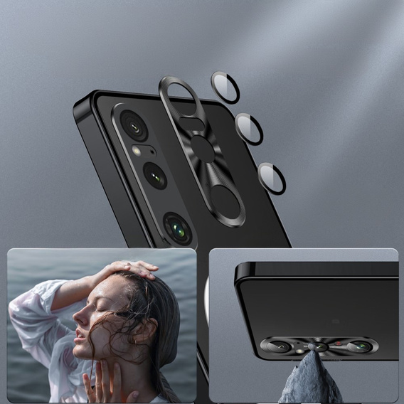 θήκη προστασίας κάμερας για το Sony Xperia 1 VI, CamShield MagSafe, μαύρη