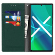 Δερμάτινη θήκη για Samsung Galaxy S20 FE, ERBORD Grain Leather, πράσινη