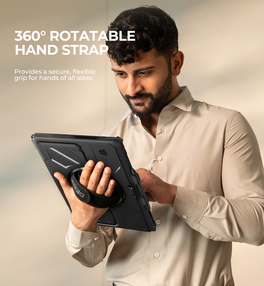 Θήκη Dexnor 360° με ιμάντα και θήκη για γραφίδα για Microsoft Surface Pro 11/10/9