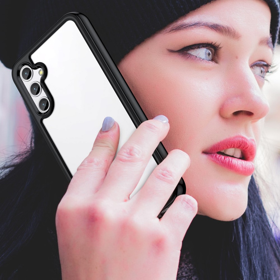 Θήκη για Samsung Galaxy A14 4G/5G, Fusion Hybrid, διαφανής / μαύρη