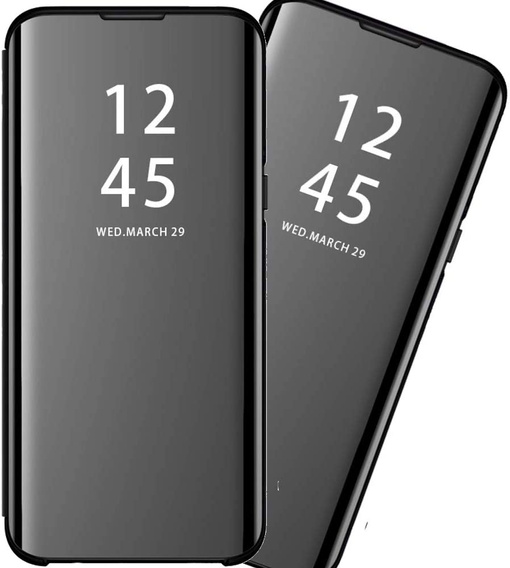 Θήκη για LG K61, Clear View, μαύρη
